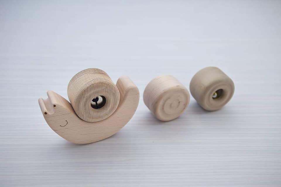 事例12：飛騨産ブナでつくられた、かたつむりのつむちゃん – 岐阜県